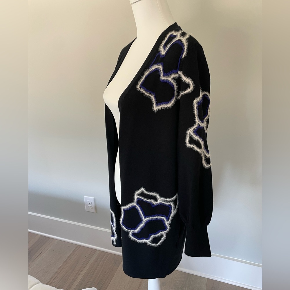 Unique Floral Eyelash Cardigan - Picture 5 of 15